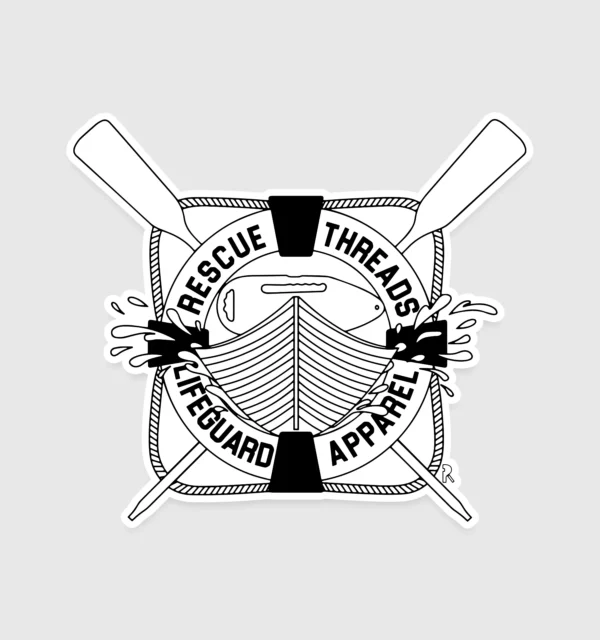 Rescue Threads Crest Sticker