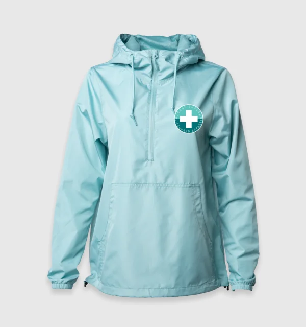 Womens Anorak Jacket Aqua